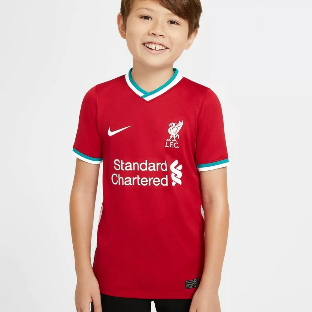 Liverpool FC 2020/21 Stadium Home Big Kids' Soccer Jersey # X-Large (18-20)